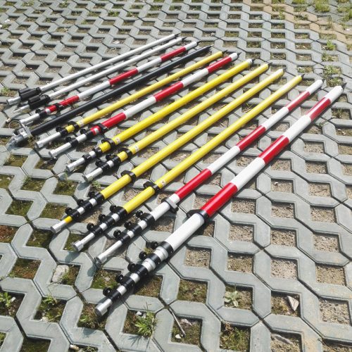 Total Station Accessories Total Station adapter Aluminium Telescopic 2.15m Prism Pole