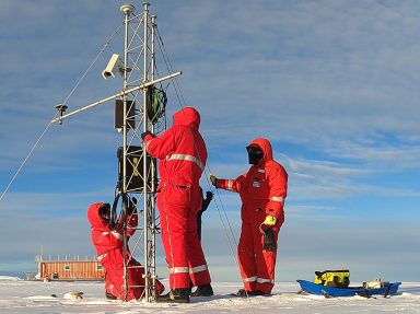 An Antarctic Expedition: Monitoring Essential Climate Variables with GNSS