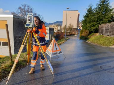 Redefining property boundaries in Altstätten, Switzerland